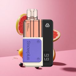 Snowplus Swift 5000 פאפס תות חמוץ כחול Dual Mesh 1000 mAh