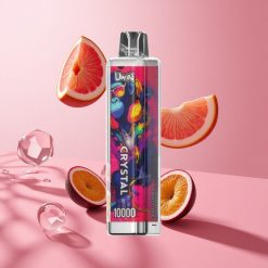 UWIN Crystal 10000 Puffs פסיפלורה קרח 18ml סוללה נטענת