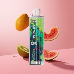 UWIN Crystal 10000 Puffs קיווי פסיפלורה גויאבה 18ml 650mAh