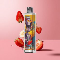 UWIN Crystal 10000 Puffs תות בננה 18ml 650mAh