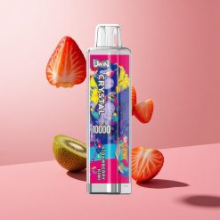 UWIN Crystal 10000 Puffs תות קיווי 18מ"ל סוללה 650mAh