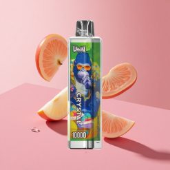 UWIN Crystal 10000 Puffs תפוח ותפוח ירוק 18ml סוללה נטענת