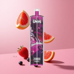Uwin Shisha Hookah Crystal 20000 Puffs 22ml פירות יער מעורבים