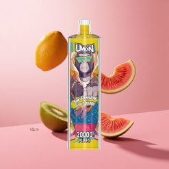 Uwin Shisha Hookah Crystal 20000 Puffs קיווי פסיפלורה גויאבה סוללה נטענת סליל רשת