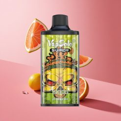 Vapsolo Super 15000 Puffs לימון ליים סוללה 850mah נוזל 40ml