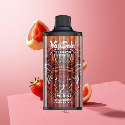 Vapsolo Super 15000 Puffs תות וניל קולה 40מ"ל 850מא"ש
