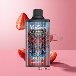 Vapsolo Super 15000 Puffs תות קרח 40ml 850mah