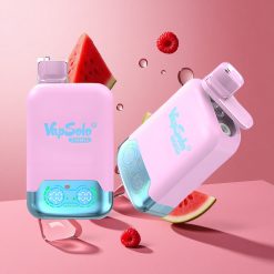 Vapsolo Twins 20000 Puffs דרקון שחור קרח תות פטל אבטיח 40 מ"ל 20mg/ml