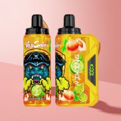 VapSolo VIKING 12000 Puffs לימון אפרסק 22ml 20mg/ml