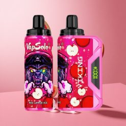 VapSolo VIKING 12000 Puffs תפוח אדום קרח 22ml 20mg/ml