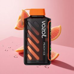 VOZOL Gear Power 20000 Puffs אפרסק קרח Dual Mesh Coil Full Screen Display